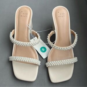 Audra Pearl Mule Block Heels by A New Day 8